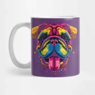 Olde English Bulldogge Trippy Artwork Mug